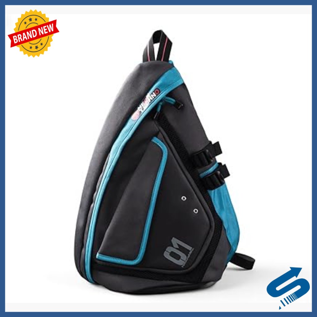 Large Water-Resistant Crossbody Messenger Bag With Adjustable Strap